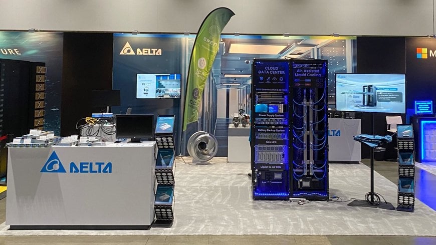 Delta at the Global OCP Summit 2023: Cutting-edge Server Power Solutions to Ensure the Energy Efficiency of AI Data Centers 